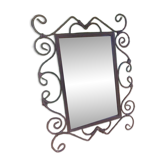 Miroir en fer forgé