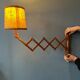 Mid-century scissor lamp