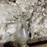 Old copper kerosene lamp