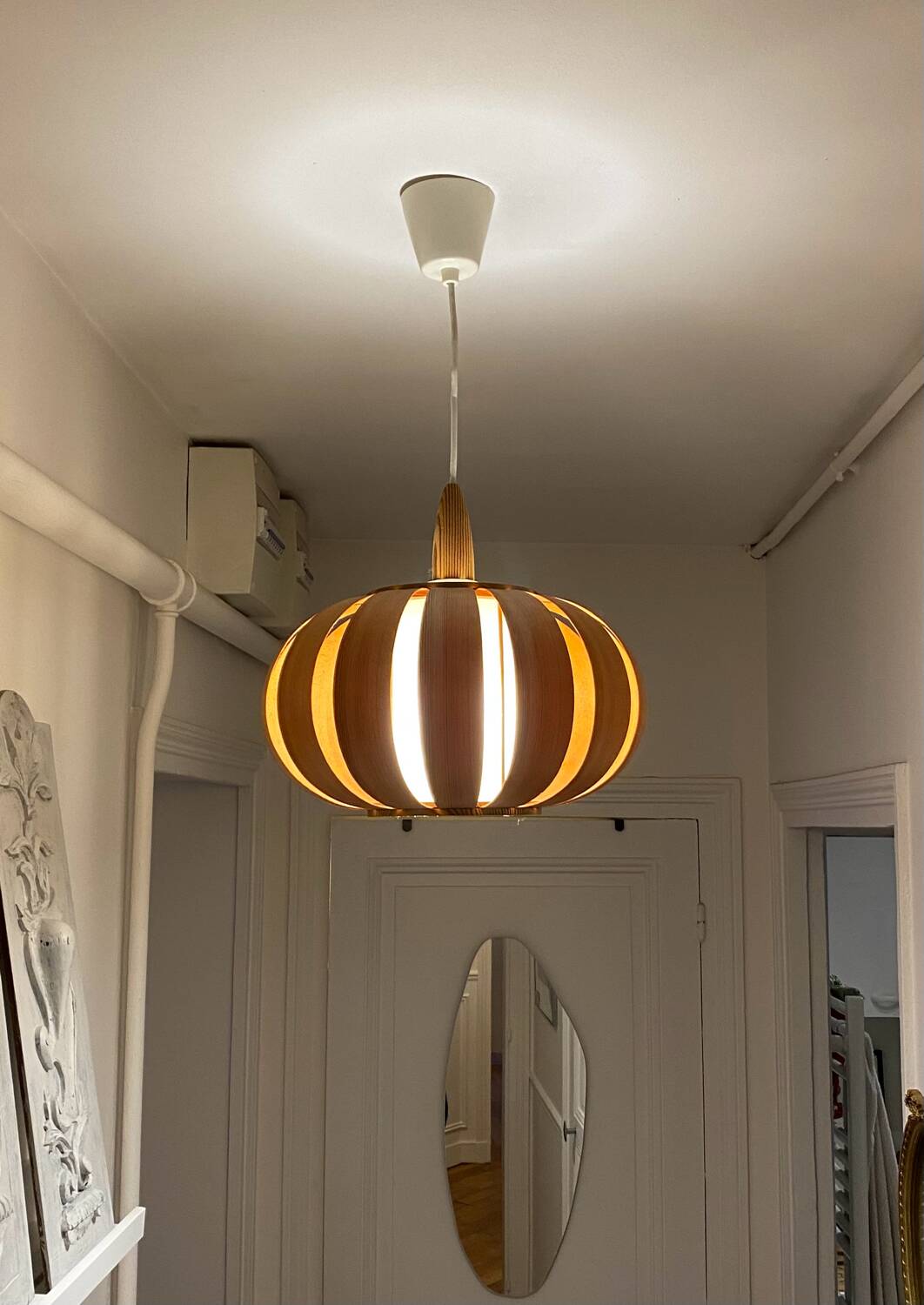 Scandinavian ceiling pendant from the 70s