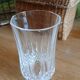 8 antique crystal water glasses