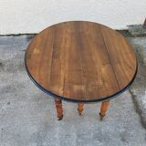 table 6 pieds louis philippe en noyer du xix ème siecle 320.50 cm de long