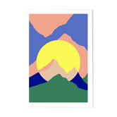 Poster a3, rond soleil montagne 2