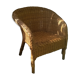 Fauteuil en rotin et osier tressé pour enfant
