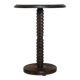 Solid oak pedestal wheel
