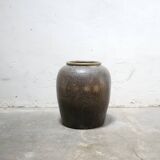 Jarre vintage en grès émaillé