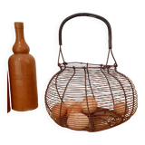 Panier en métal ancien