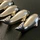 11 whale-shaped metal knife holders