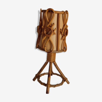Lampe de chevet bambou