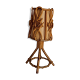 Bamboo bedside lamp