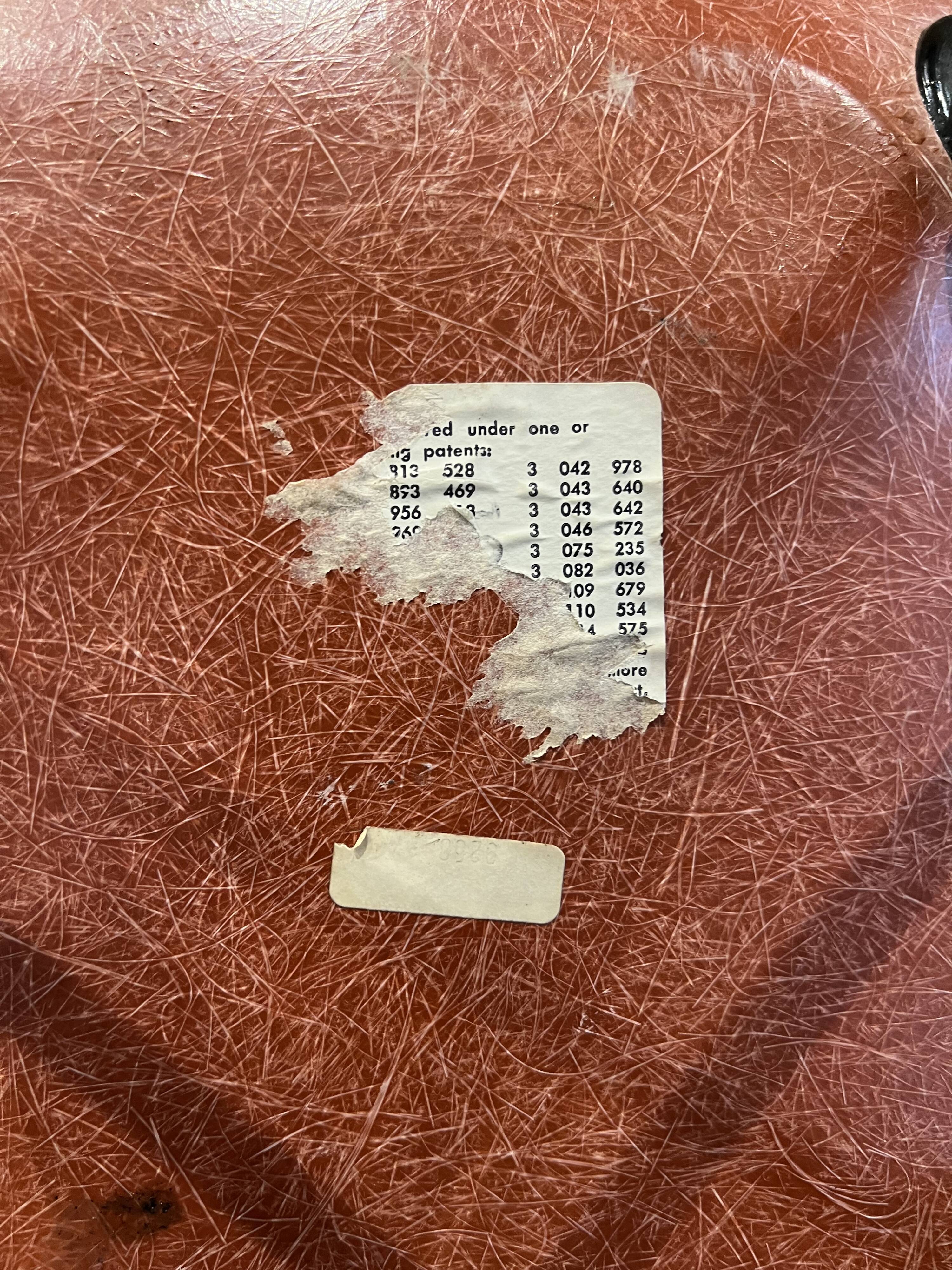 Set of 6 DSW Eames chairs - Herman Miller