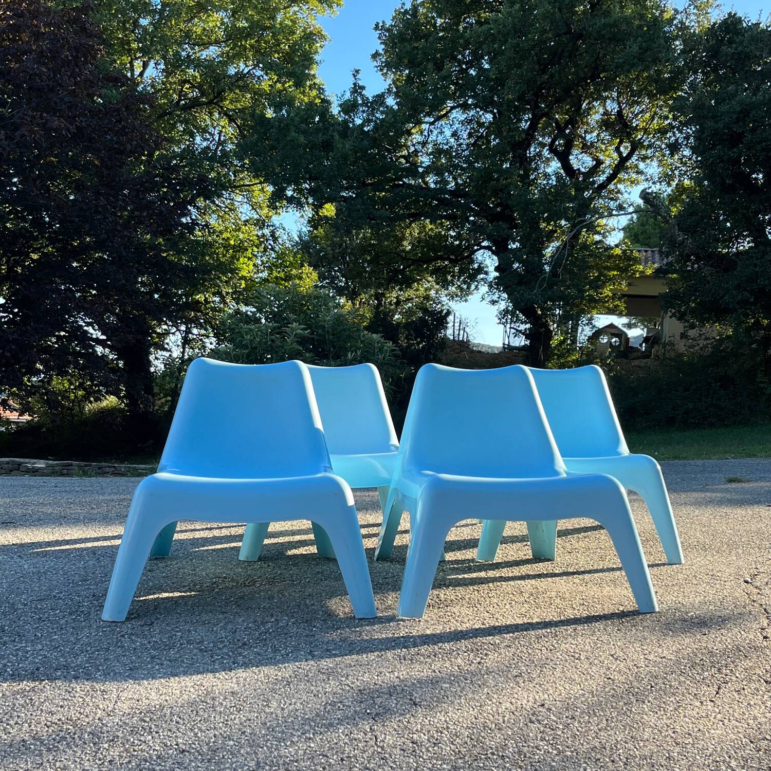 4 outdoor chairs Vagö, Thomas Sandell, PS IKEA 2000
