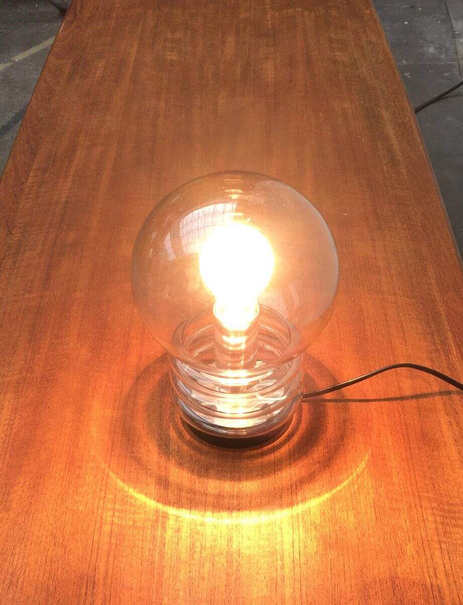 Vintage 1970s German space age table lamp by Limburg.