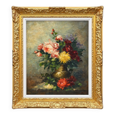 Julien Delvigne (1878–1947), "Still Life with Flowers."