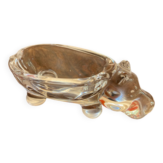 Empty pocket hippopotamus crystal art vannes france