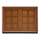 Buffet vintage brutaliste de Caccia alla Volpe pour Linea Arredo