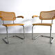 Vintage cantilever chairs attributed to Marcel Breuer 'Cesca' chair - 1970s - set of 2