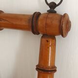 1920s bamboo wall mounted hat coat rack