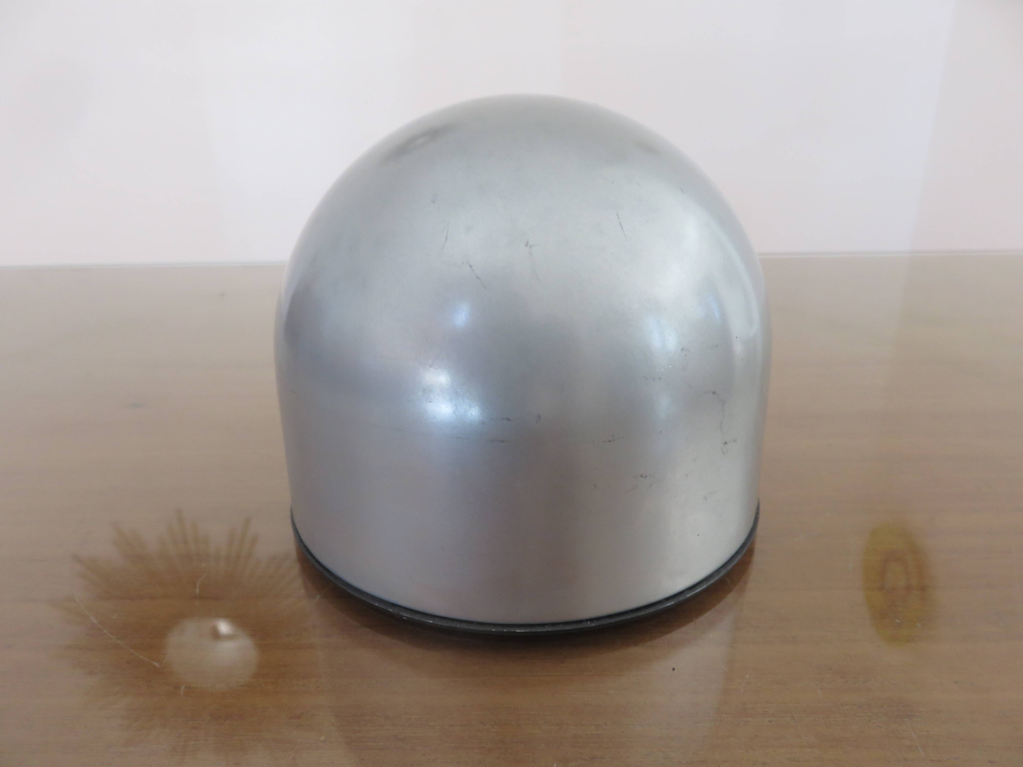 Vintage rotating ashtray "kasco" germany 1960-1970, aluminium