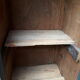 Patinated industrial wardrobe