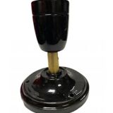 Vintage Black Porcelain Wall Lamp 90