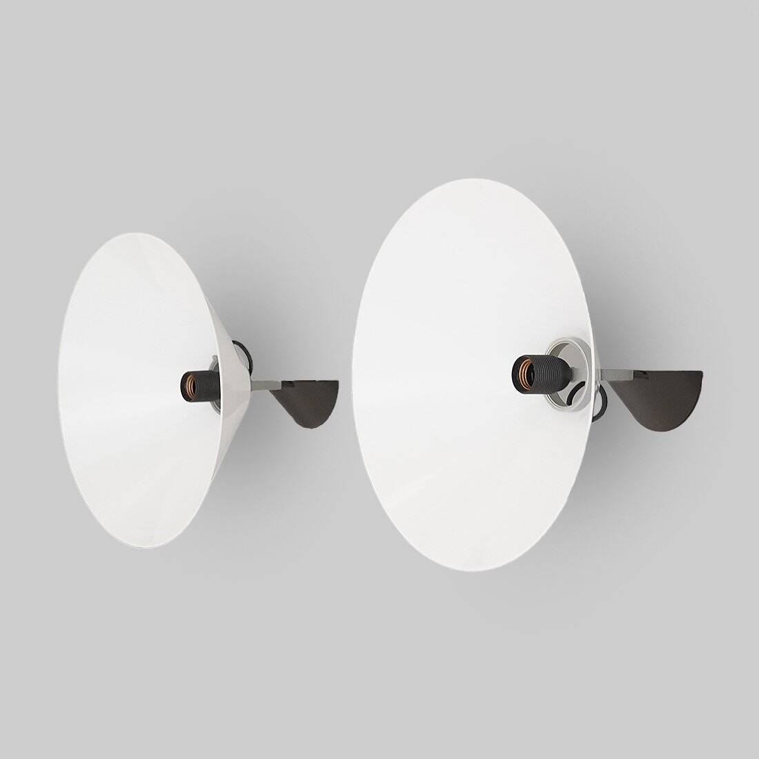 Pair of wall sconces Aggregato by Enzo Mari for Artemide, 1970s, set of 2