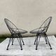 Paire de fauteuils Cees Braakman Combex Wire Pastoe