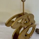 Lampe sculpture en bronze