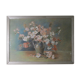 Painting drawing pastel country composition vase bouquet of spring flowers
