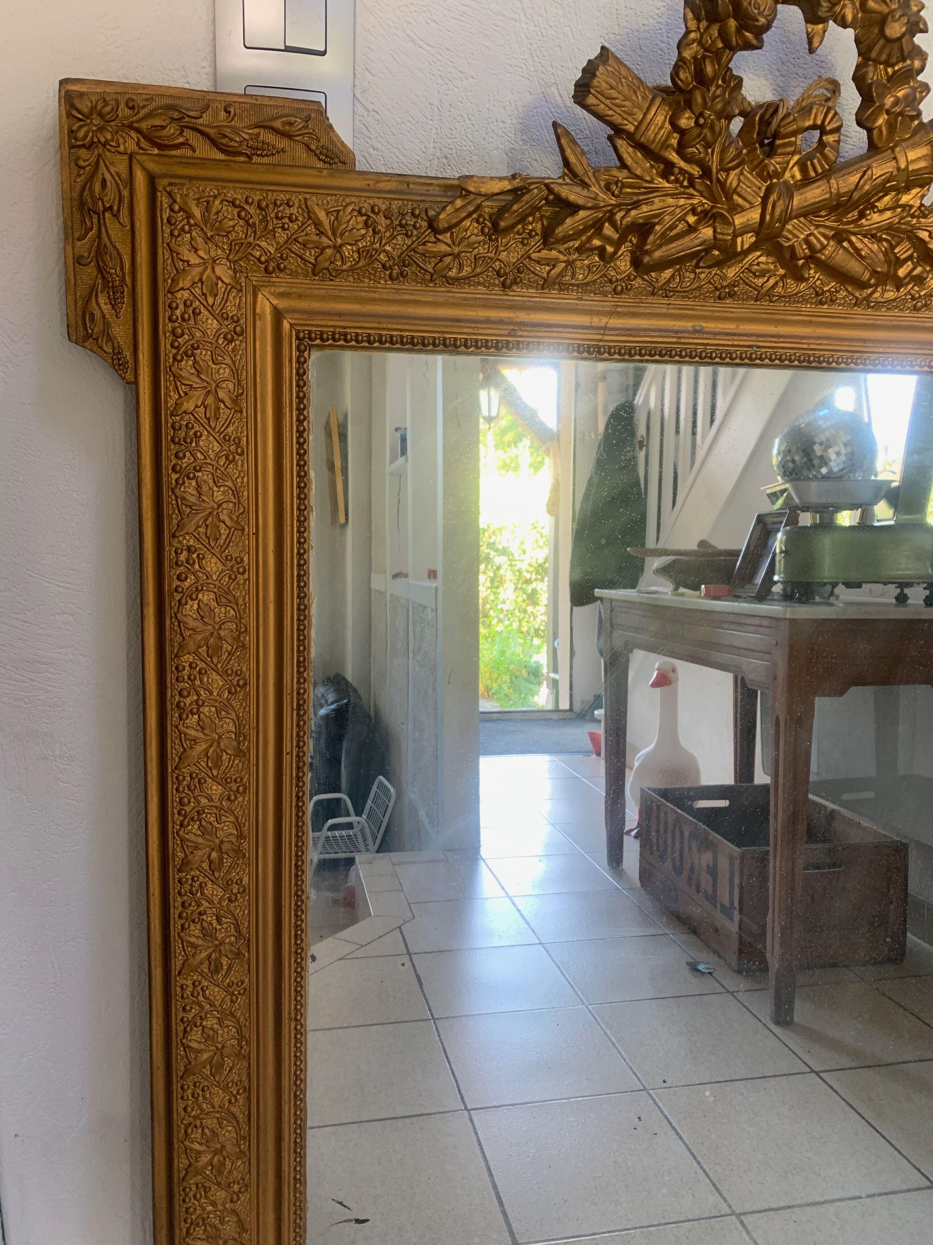 Mirror Louis Philippe 130x90 cm