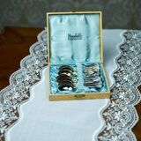 Silver Mocha Teaspoons, 1950s, Set of 12