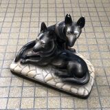 ceramic dog