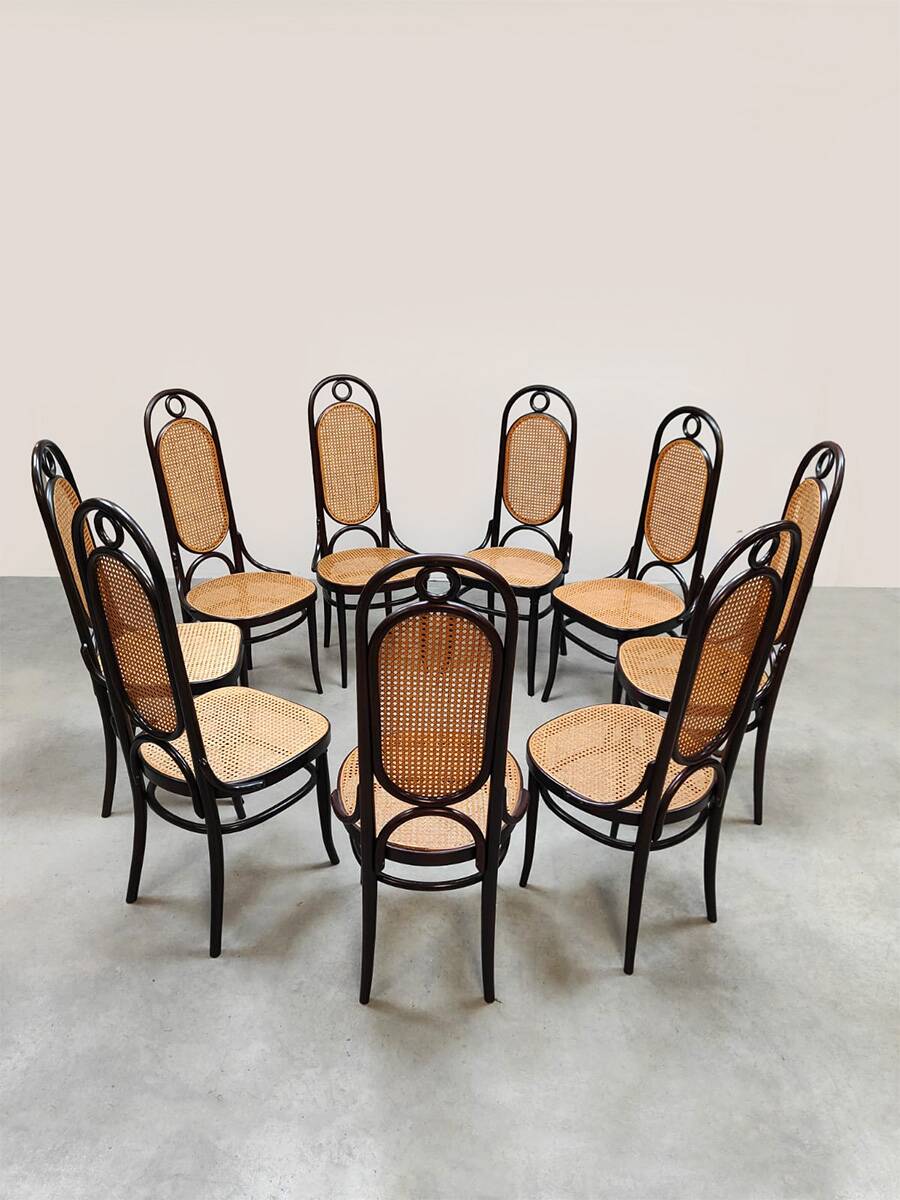 Vintage design dining chairs Thonet 1970’s