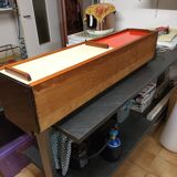 Vintage shelf with sliding doors