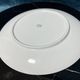 2 flat plates in white porcelain Seltmann Weiden, Bavaria, W. Germany