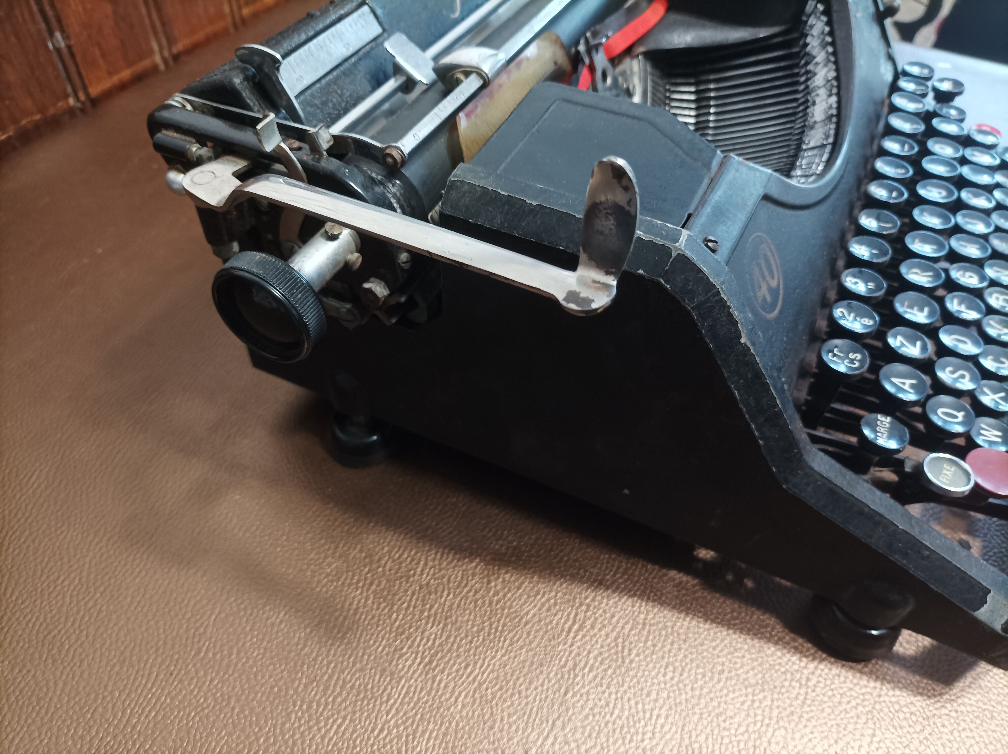 Typewriter rooy 40 with instructions and instruction (rare)