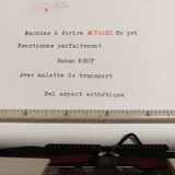 Antares Capri model typewriter from the 1960s (RARE)