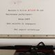 Antares Capri model typewriter from the 1960s (RARE)