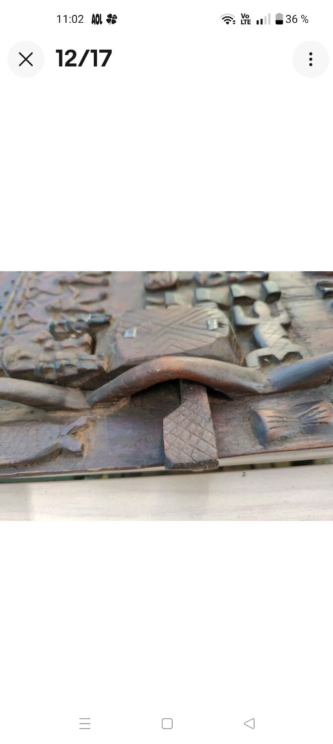 Dogon Mali Granary Door Sculpture African Art