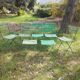 Sept chaises de jardin anciennes