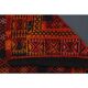 Vintage Turkish Oushak Handmade Wool Cotton Red Runner Rug 115x470