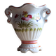 Médicis vase for display in earthenware - Traditional Old Moustiers style