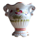 Médicis vase for display in earthenware - Traditional Old Moustiers style