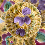 12 dessert plates in Sarreguemines slip