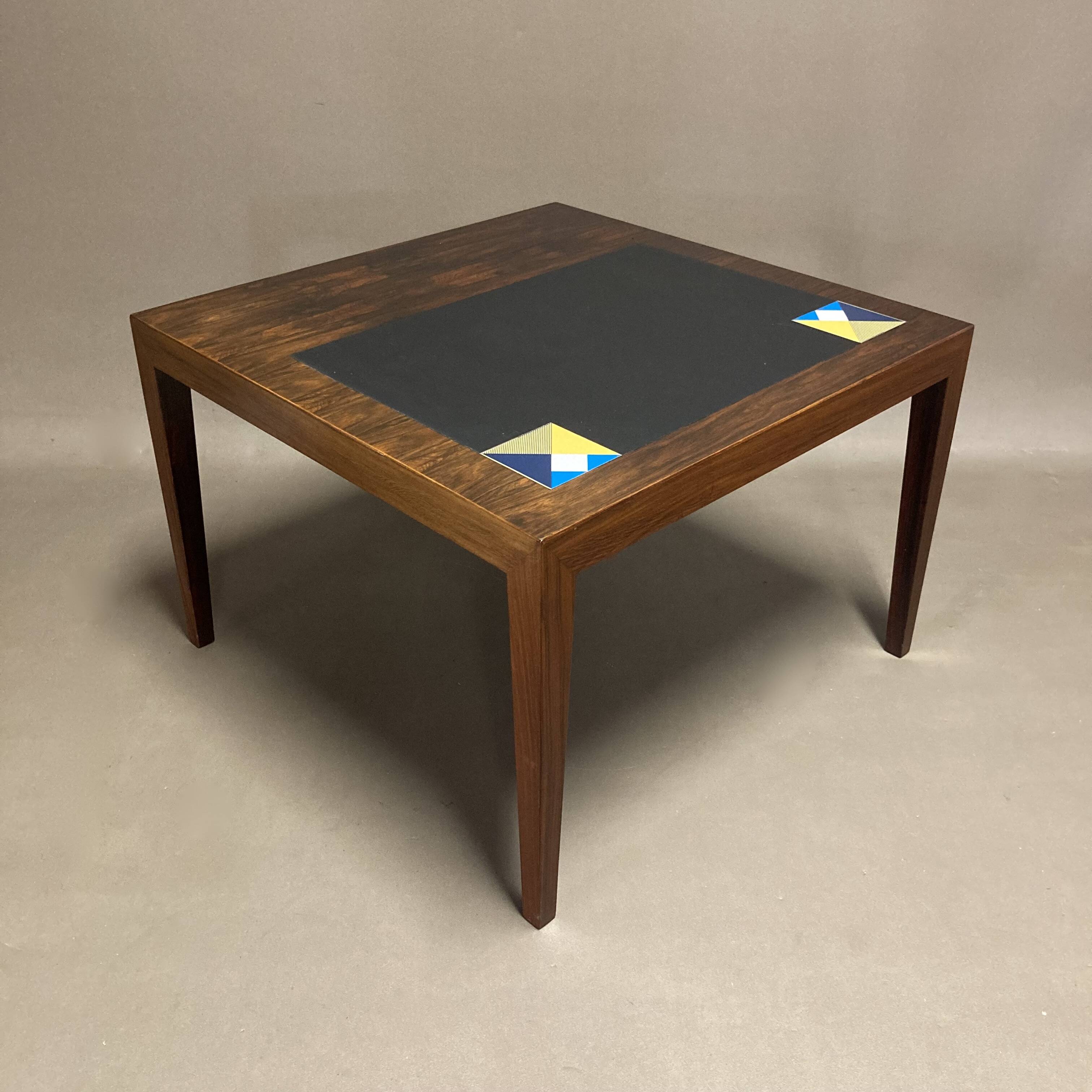 Table basse design scandinave 1950 "Severin Hansen".