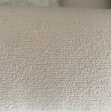 Walnut bench, from the restoration period, covered in white.