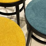 Set of 4 Baumann Bistro chairs, Mouette model, vintage 1970
