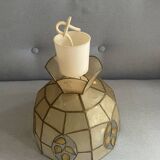 Lustre en nacre et laiton