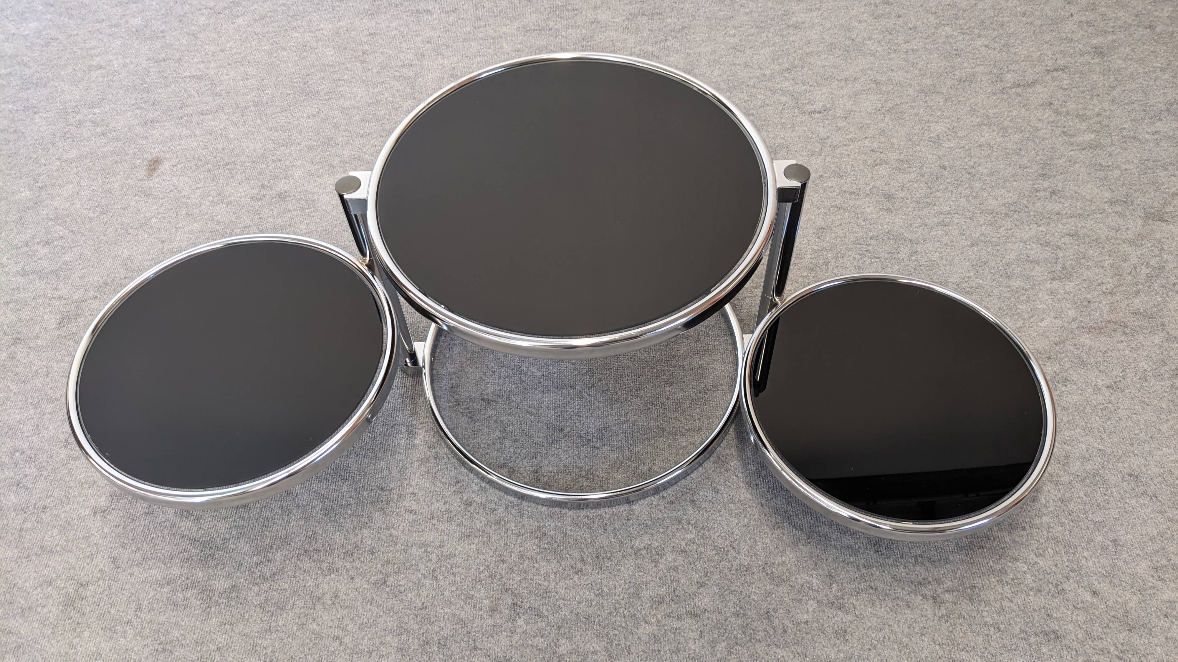 Space Age 3-tier coffee table by Leitmotiv-Swivel, Netherlands circa 1970