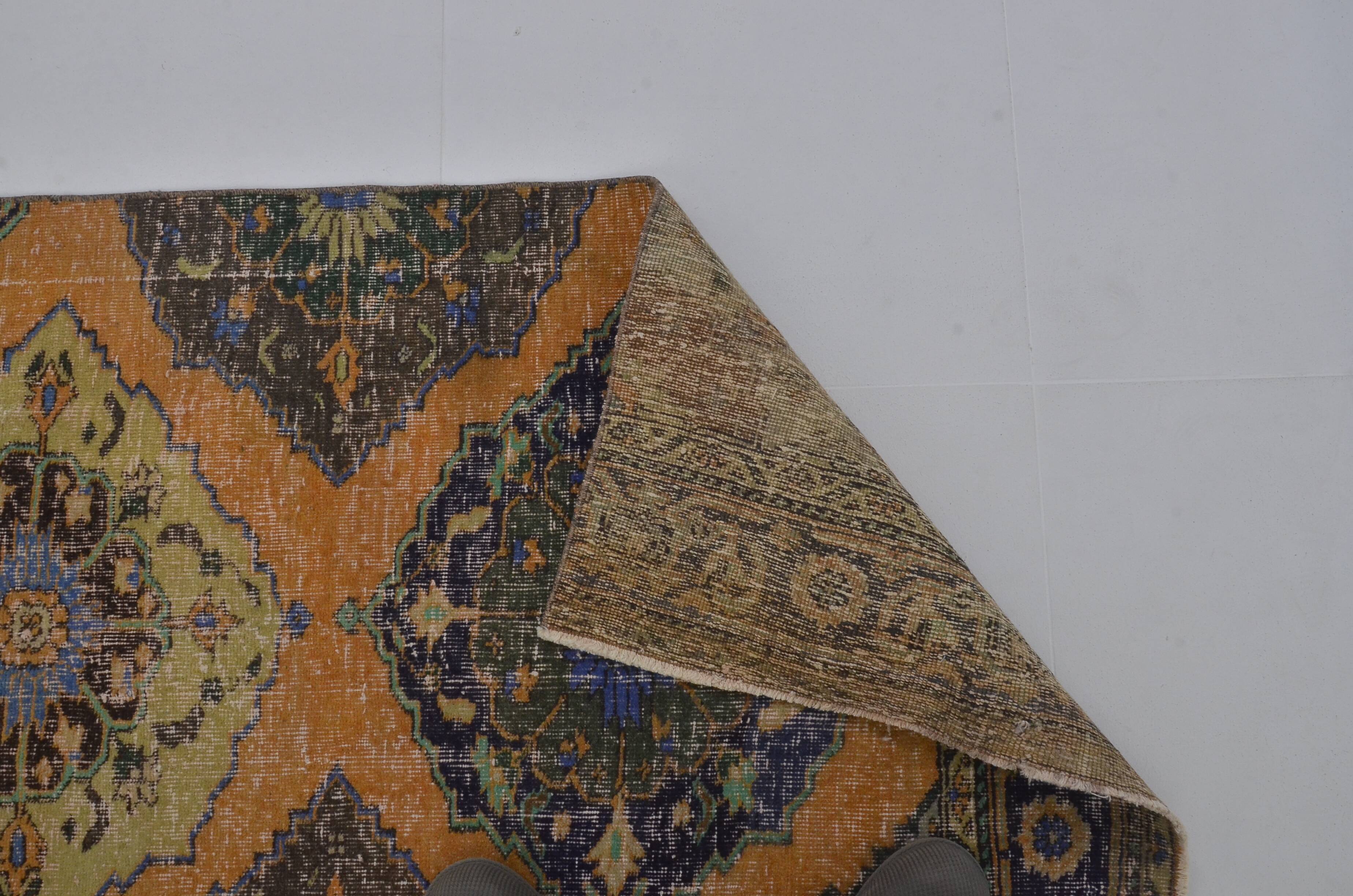 Colourful Vintage Oushak Runner Sku2480